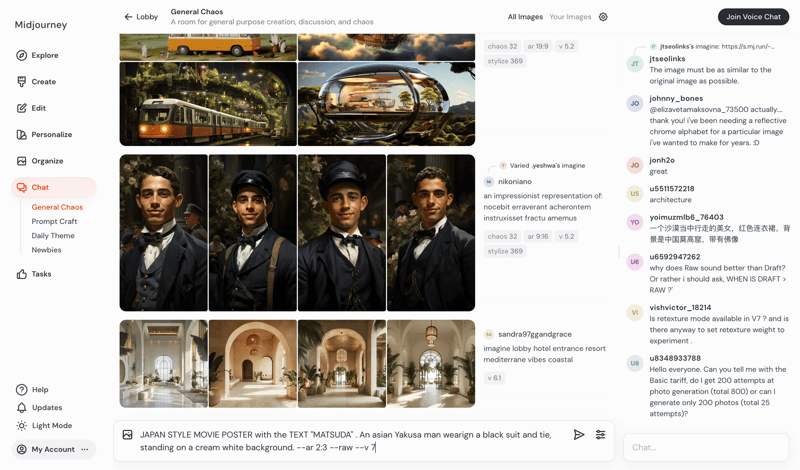 Midjourney
			           ux ui design