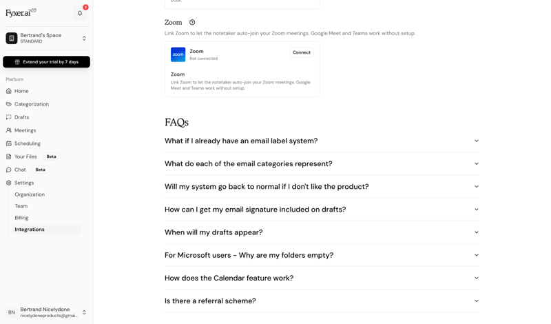 Fyxer screen example