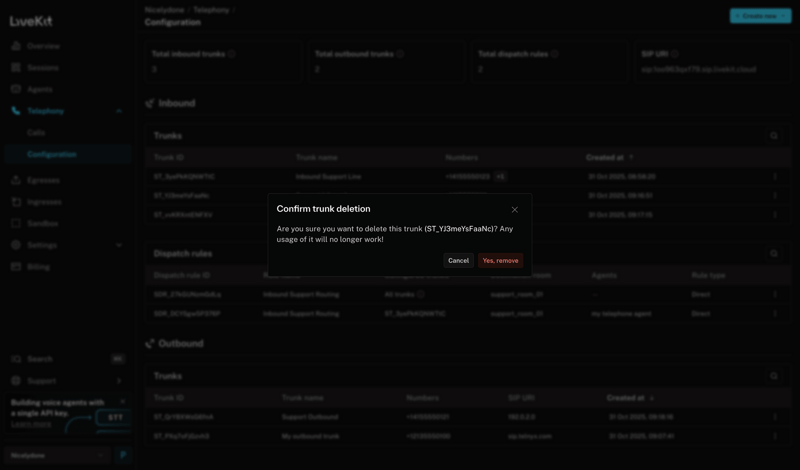 Livekit screen example