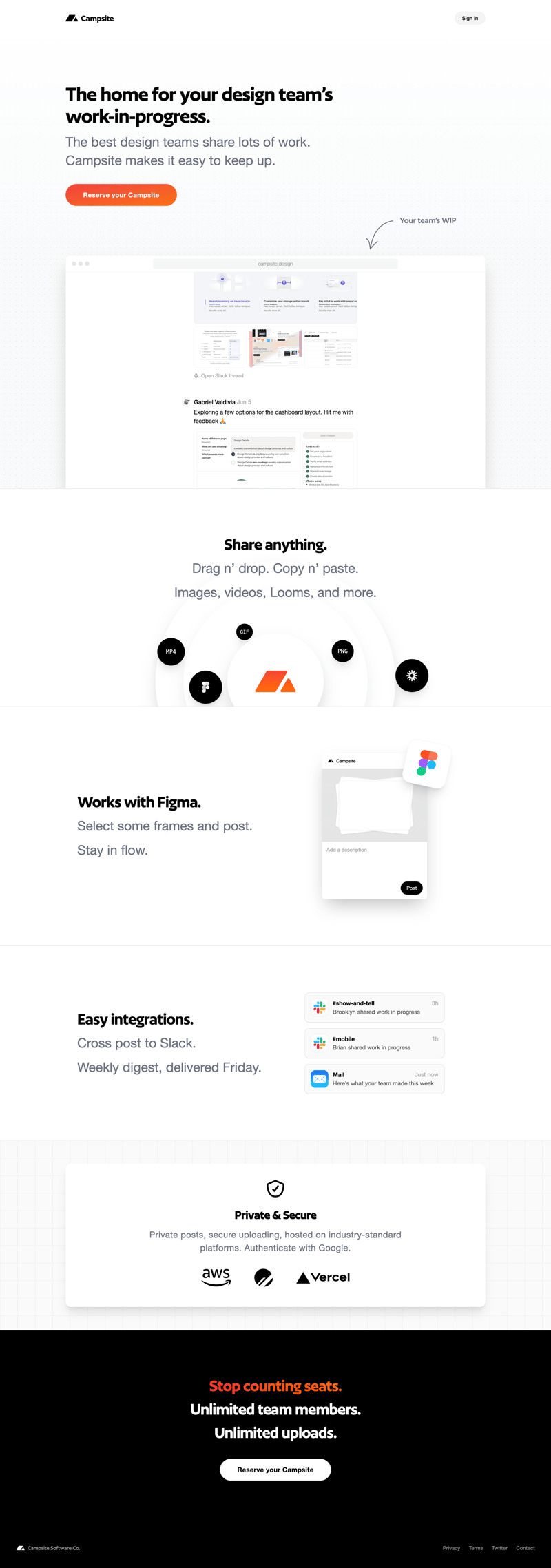 Campsite
			    ux ui design