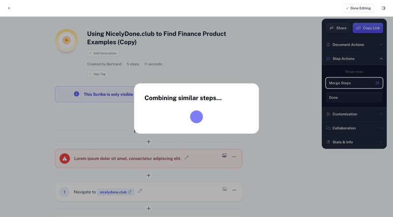 Scribe
			          ux ui design