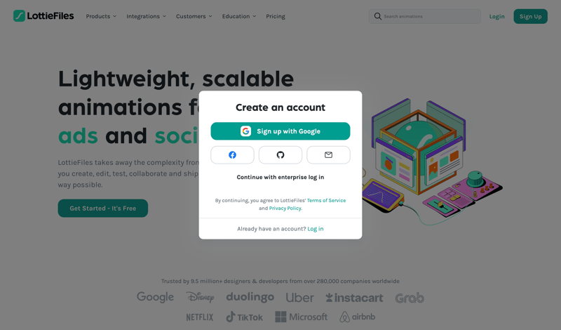 Lottie
			            ux ui design