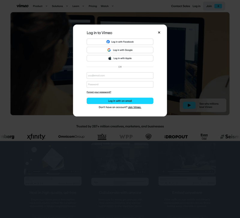 Vimeo
			     ux ui design