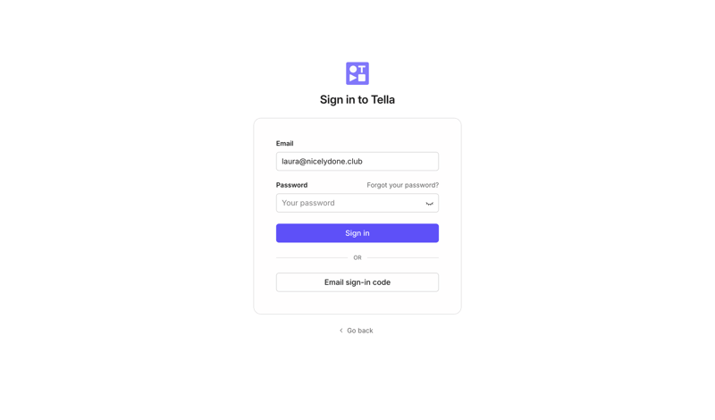 Tella
			           ux ui design