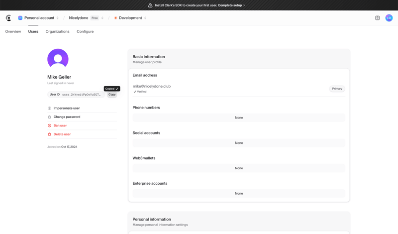 Clerk
			         ux ui design