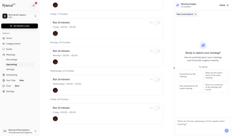 Fyxer screen example