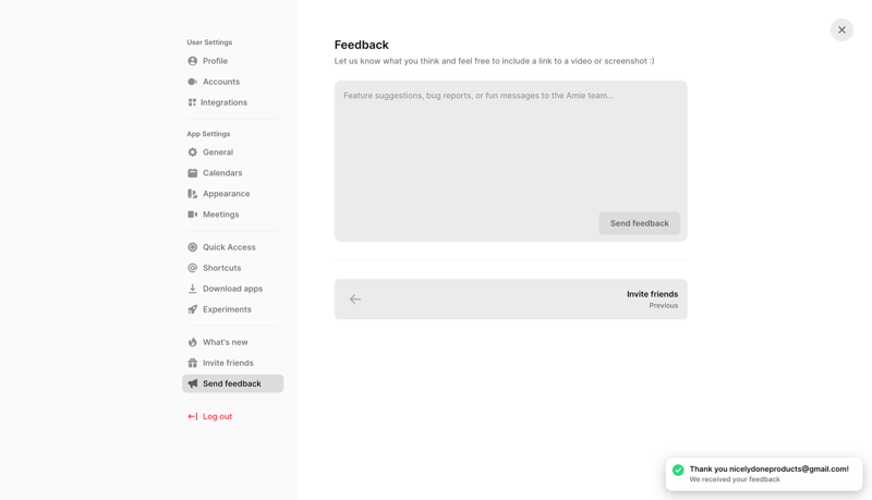 Amie
			    ux ui design