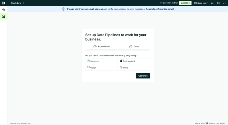 Customer.io
			      ux ui design