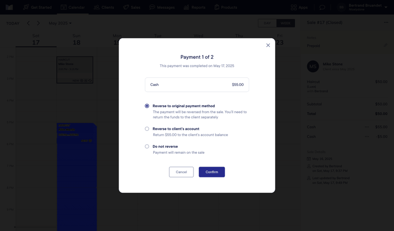 Mangomint screen example
