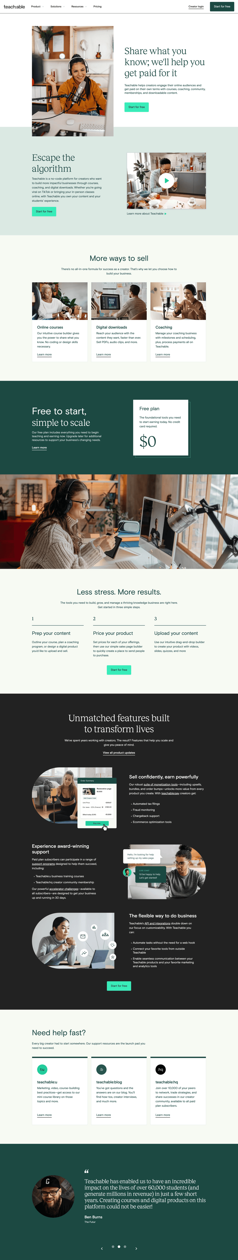 Teachable
			   ux ui design