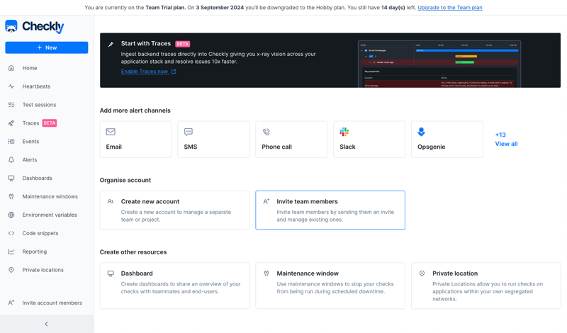 Checkly
			         ux ui design