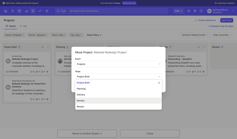 Capsule
			   ux ui design