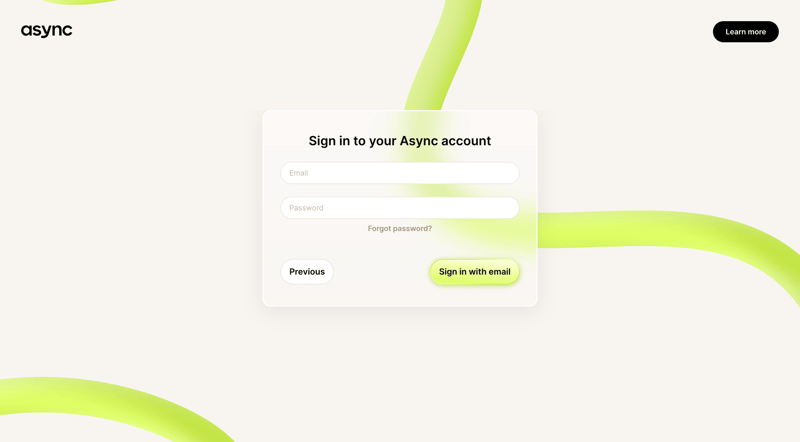 Async
			          ux ui design