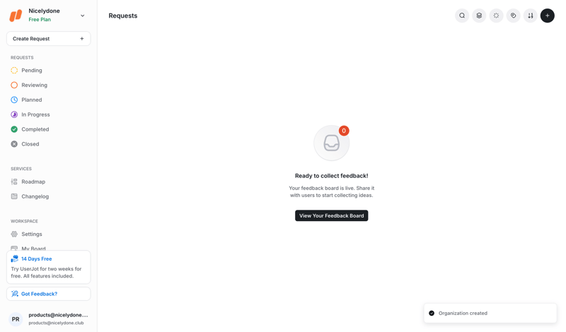 UserJot
			   ux ui design