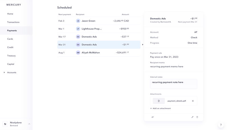 Mercury
			     ux ui design