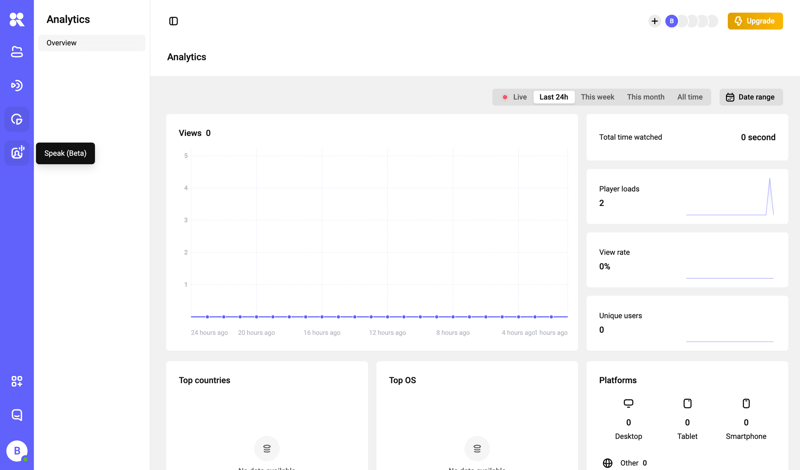 Kinescope screen example