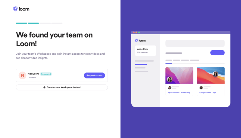 Loom
			    ux ui design