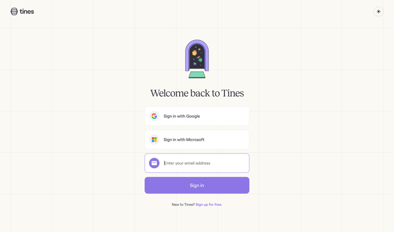 Tines
			            ux ui design