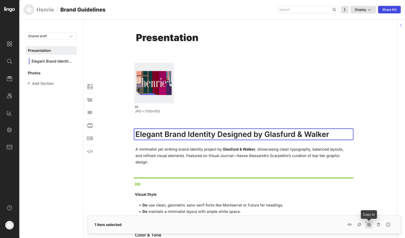 Lingo
			       ux ui design