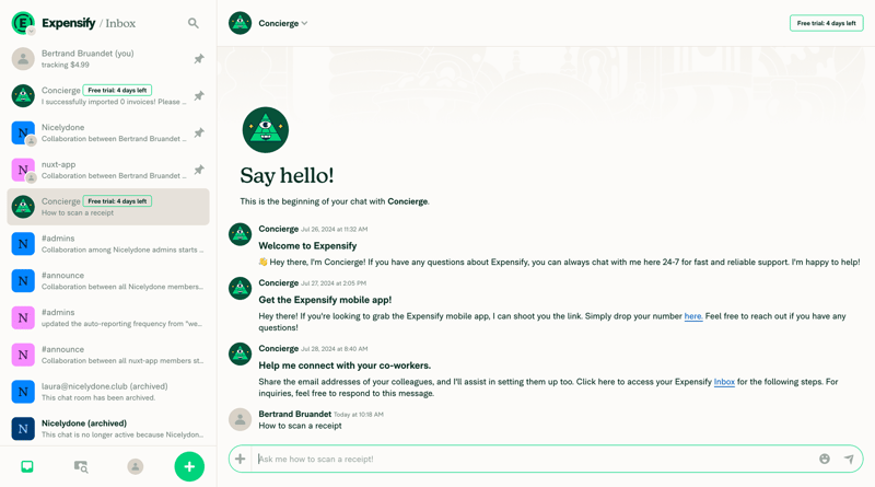 Expensify
			             ux ui design