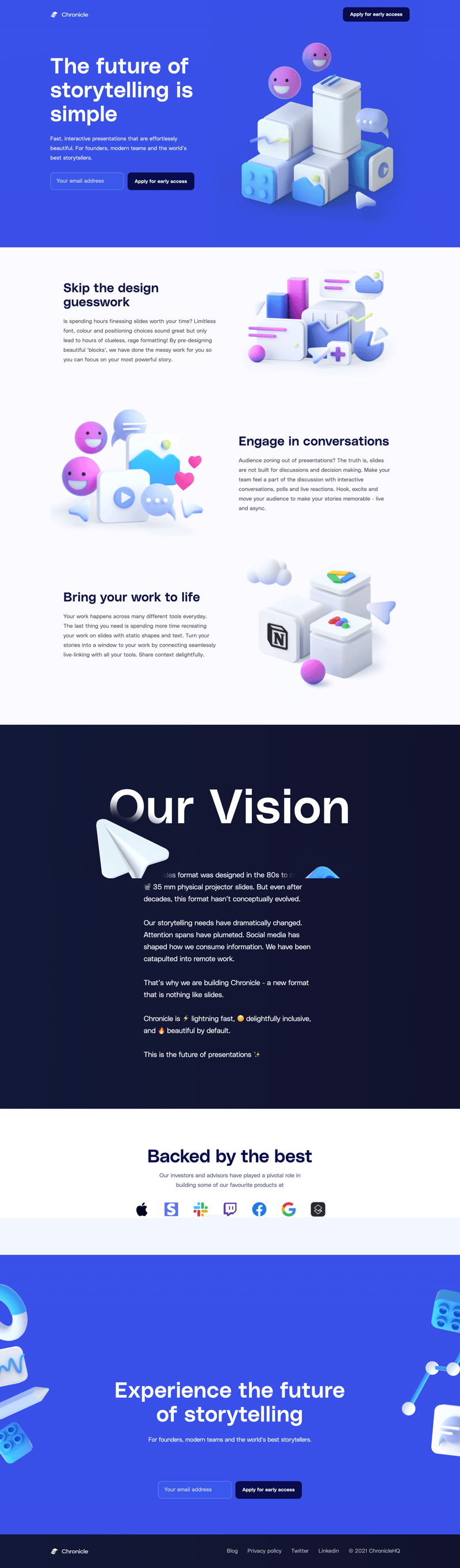 Chronicle
			 ux ui design