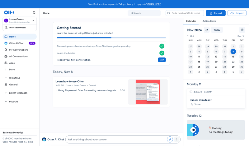 Otter
			                    ux ui design