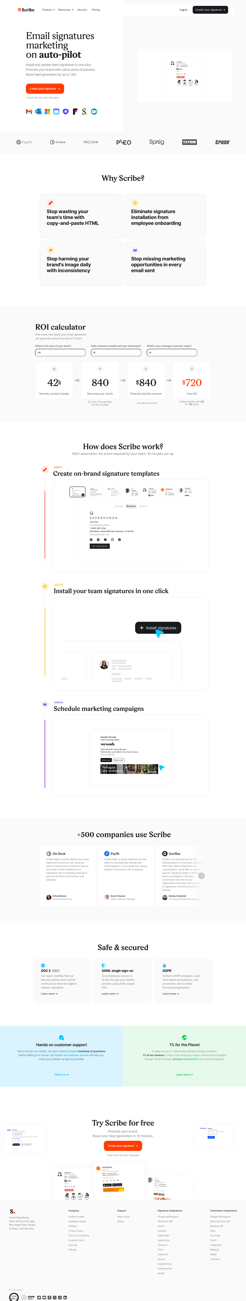 Scribe
			     ux ui design