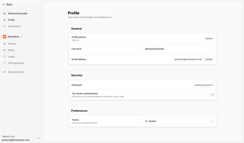 Nightwatch screen example