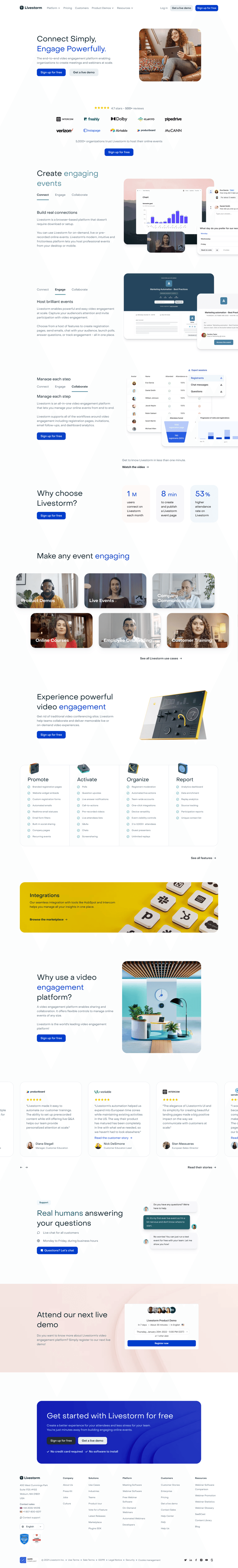 Livestorm
			   ux ui design