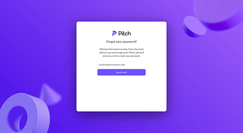 Pitch
			        ux ui design