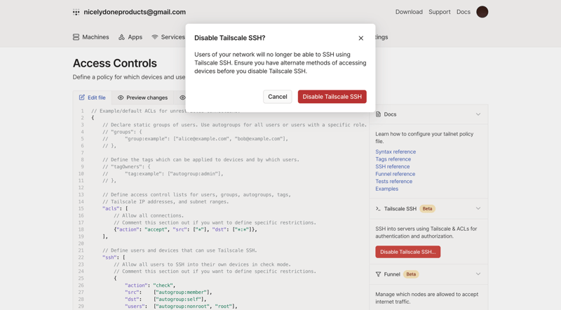Tailscale
			          ux ui design