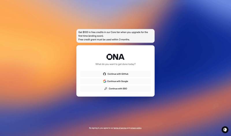 Ona screen example