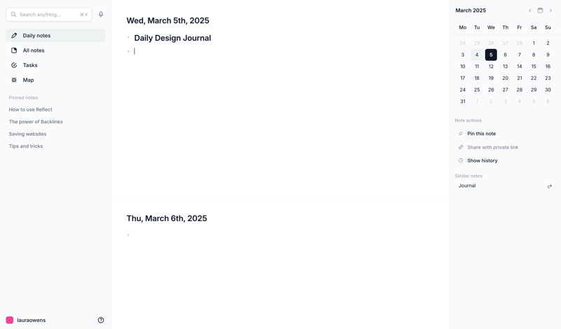 Reflect
			        ux ui design