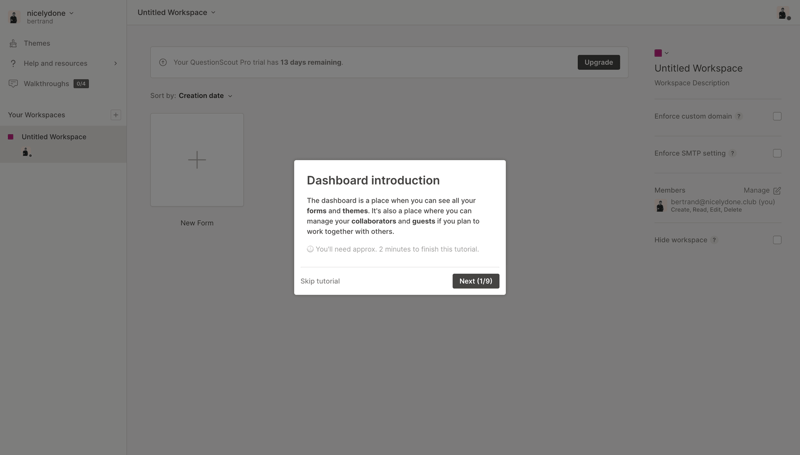 QuestionScout
			                ux ui design