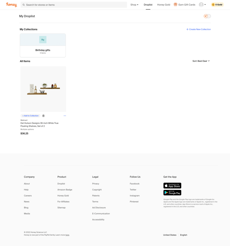 Honey
			     ux ui design