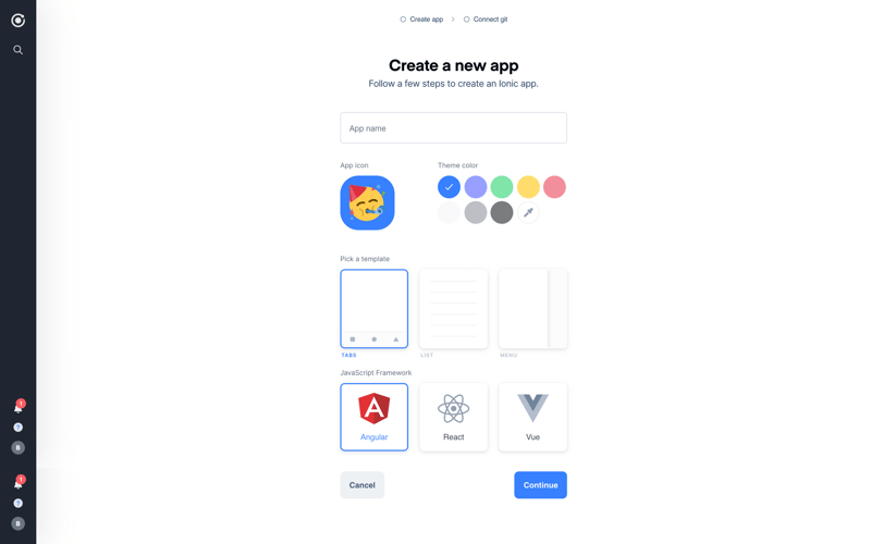 Ionic
			   ux ui design