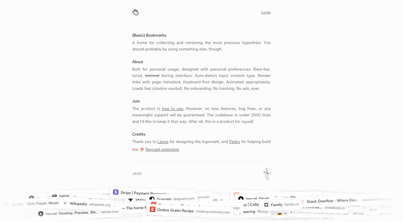 (Basic) Bookmarks
				 page example