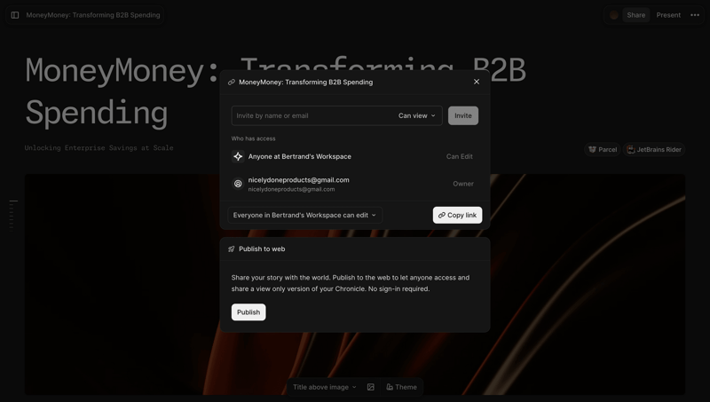 Chronicle
			      ux ui design