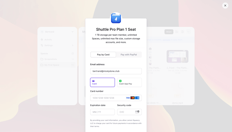 Shuttle
			     ux ui design