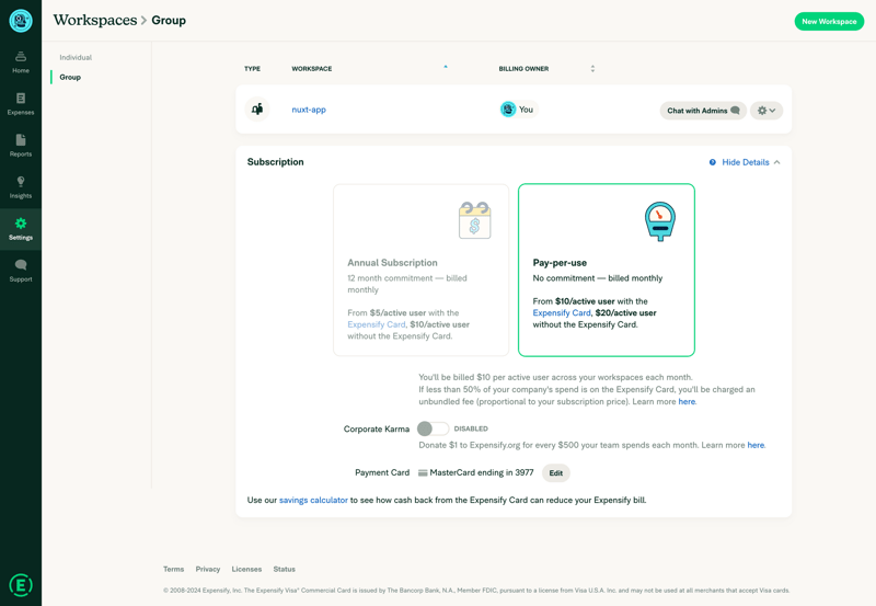 Expensify
			               ux ui design