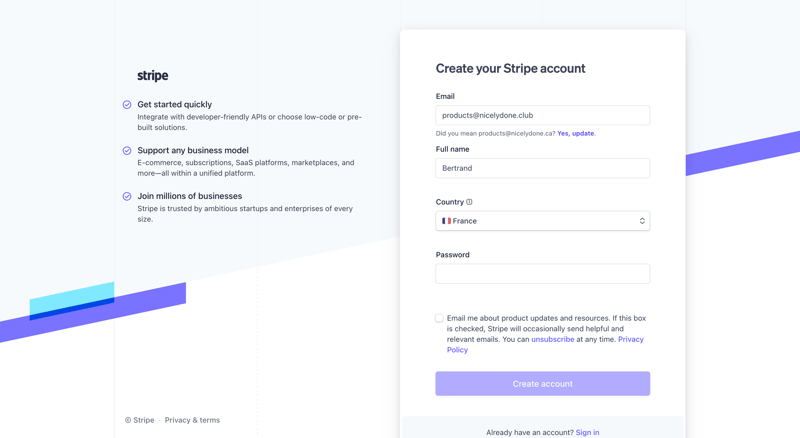 Stripe
			           ux ui design