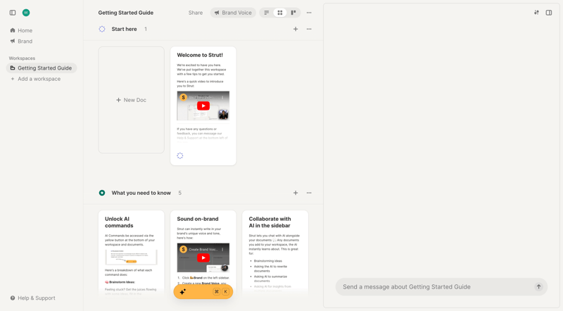 Strut
			      ux ui design