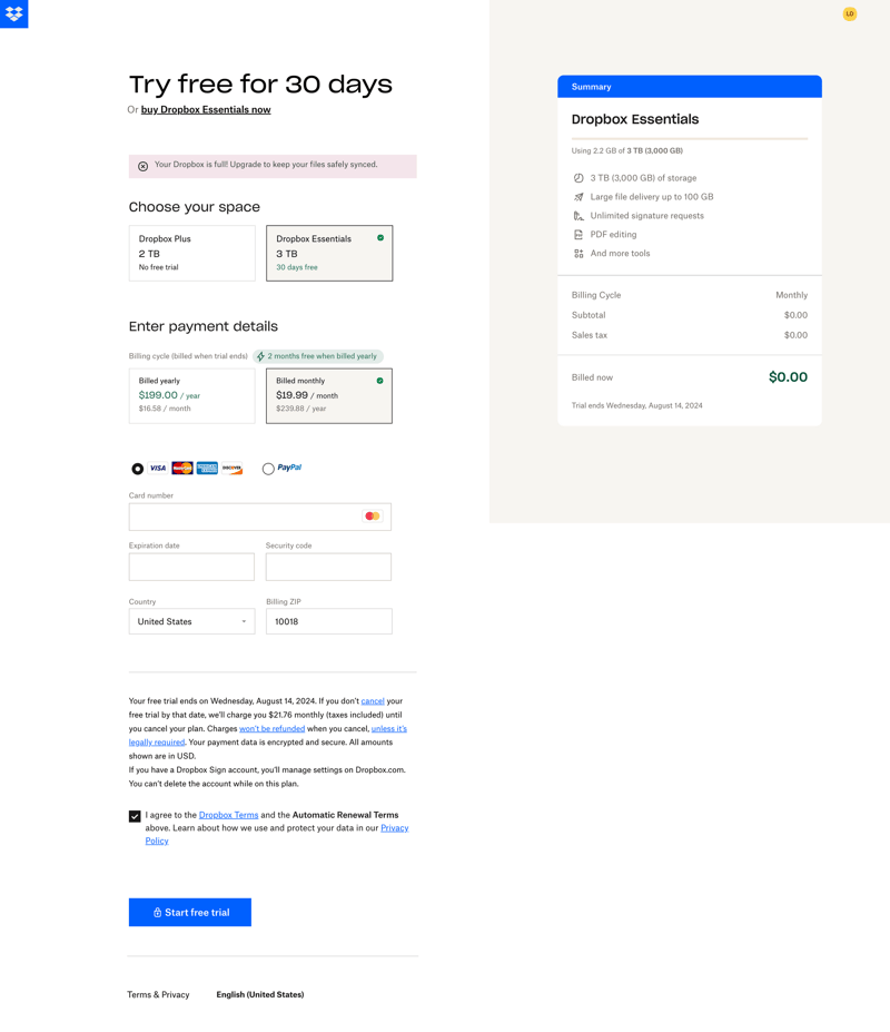 Dropbox
			                 ux ui design