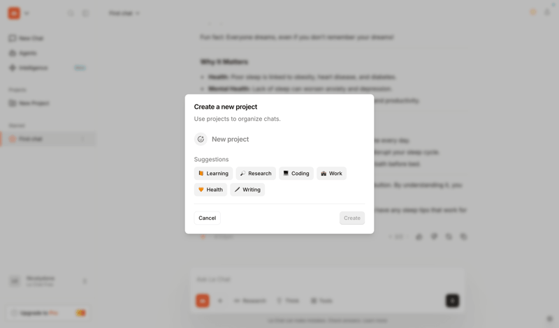 Mistral screen example