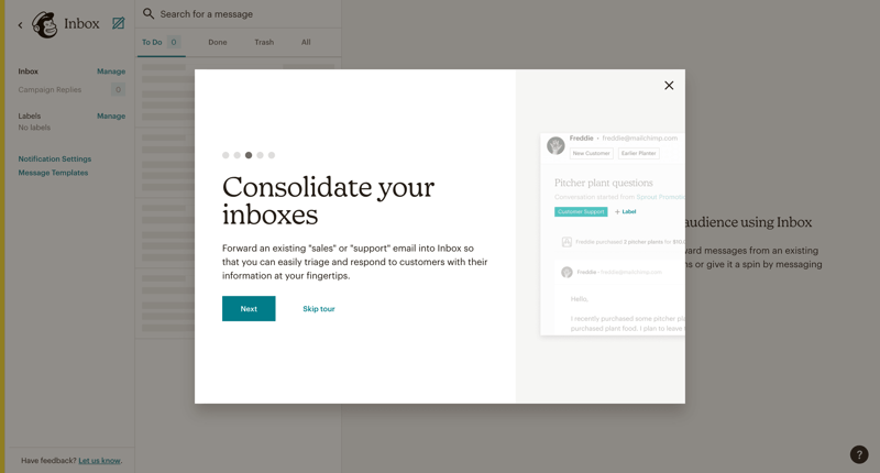 Mailchimp
			            ux ui design