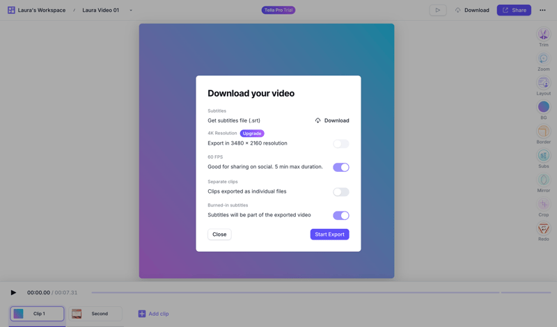 Tella
			   ux ui design
