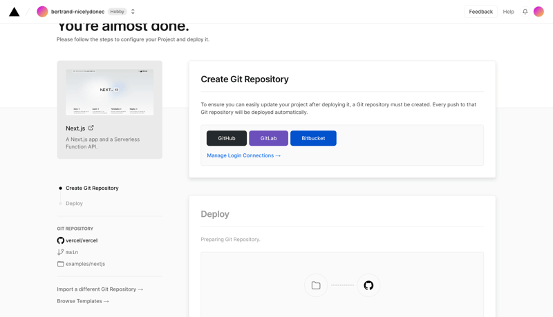 Vercel
			     ux ui design