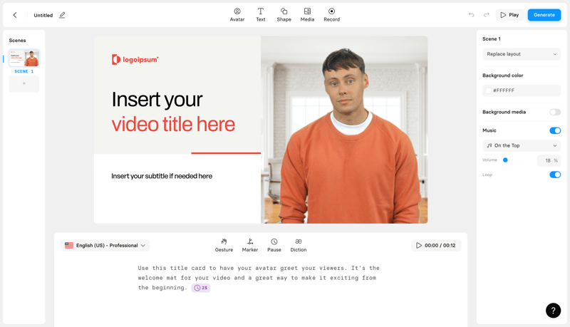 Synthesia
			       ux ui design
