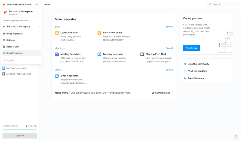 Lindy
			               ux ui design