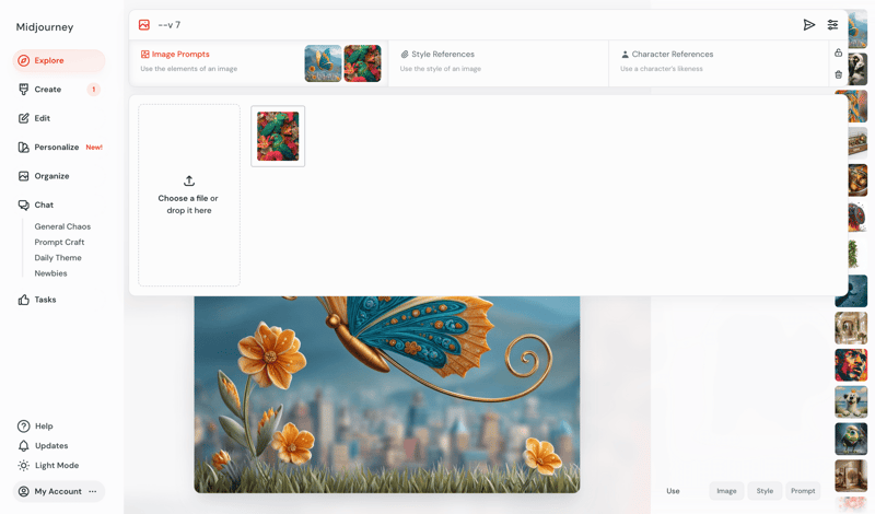 Midjourney
			         ux ui design